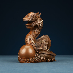 Copper World Bronze Dragon Figurine Zodiac <b>Ornament</b> Home Decoration Table Craft Business Gift Chinese New Year - Product Image 2