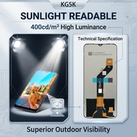 Écran tactile TFT pour téléphone portable Tecno SPARK 6 Go 6,5 pouces modèle KE5, testé à 100 %, garantie 1 an, luminosité 350-400 cd