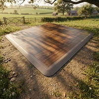 Dalles de sol de danse étanches portables modulaires à emboîtement pour événements et mariages