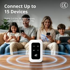 อุปกรณ์ฮอตสปอต JIMI แบบพกพา 4G พร้อมซิมการ์ด <span class=keywords><strong>MIFI</strong></span> ไวไฟไร้สายแบบพกพา WiFi 6 เราเตอร์พกพาสำหรับใช้งานนอกสถานที่ VPN QoS 300Mbps ESIM/VSIM - Product Image 2
