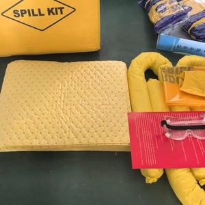 Kit portátil amarillo para derrames de aceite de camiones, kit de limpieza de derrames de aceite diésel para flotas de logística y remolques - Product Image 3