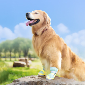 Zenos Breathable Mesh Adjustable Dog <b>Shoes</b> Anti-Slip Soft Sole Reflective All Seasons Dog Booties Small Medium Large Dogs - Product Image 4