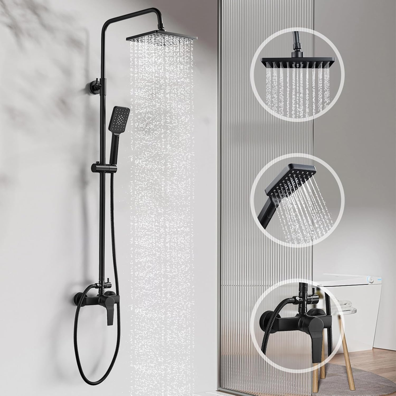 2025 Matte Black Single Handle Wall