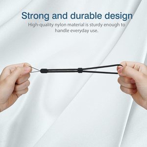 Máy ảnh dây đeo cổ tay phím Keychain dây USB Flash Drive Joy-Con Wallet ID name tag huy hiệu dệt điều chỉnh dây đeo cổ tay điện thoại - Product Image 3