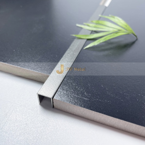 Perfil de Acero Inoxidable en Forma de U para Bordes de Azulejos, Personalizado de Fábrica, para Decoración de Pisos de Apartamentos, Duradero e Impermeable - Product Image 1