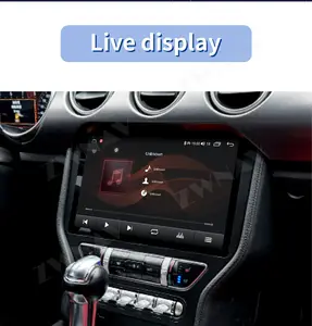 12.1 inch android 13 màn hình cảm ứng xe video stereo dvd player hệ thống đa phương tiện đài phát thanh carplay cho ford mustang 2014-2021