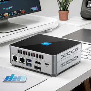 Eglobal 12e Compacte En Draagbare <span class=keywords><strong>Mini</strong></span> <span class=keywords><strong>Computer</strong></span> I-Ntel N200 Usb3.2 2 * Type-C 2*2.5G Lan Hd2.1 <span class=keywords><strong>Mini</strong></span> Desktop Pc - Product Image 1