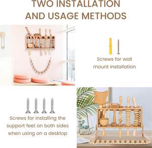 ชุดกล่องไม้ชุดเครื่องมือบำบัดเครื่องนวดป้องกันเซลลูไลต์พร้อมชั้นวางสุดหรูอุปกรณ์แกะสลักดูแลผิวหน้า - Product Image 4