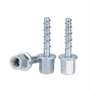 Barra filettata in acciaio inossidabile e acciaio al carbonio M6 M8 M10 M12, bullone per soffitto in calcestruzzo con filettatura interna, finitura liscia, autofilettante - Product Image 4