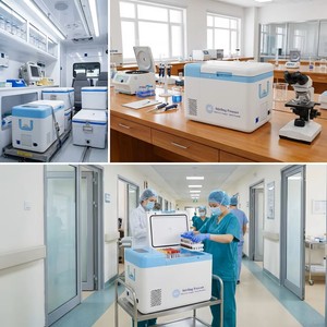 Minus 86 Degree Ultra Low Temperature Refrigerator <strong>Lab</strong> <strong>Medical</strong> Vaccine <strong>Portable</strong> Freezer - Product Image 1