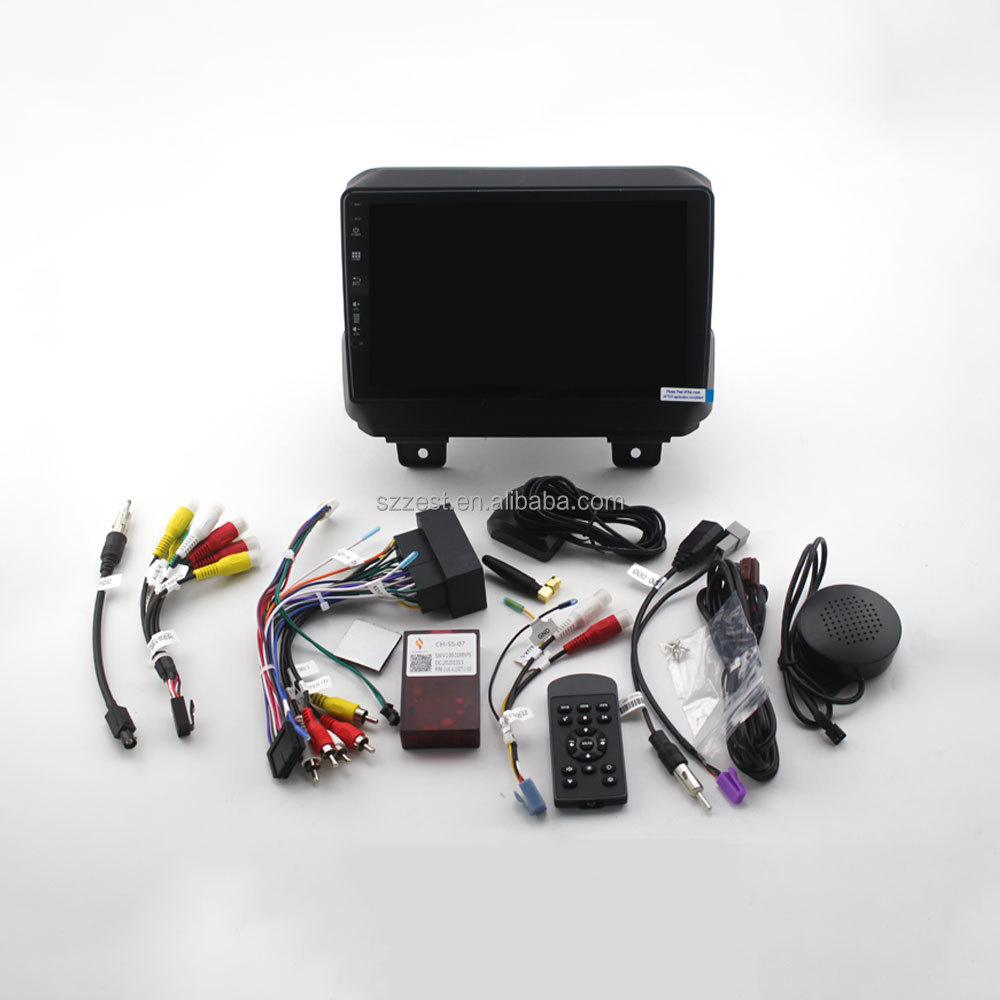 ZETSTECH Android 10.0 Quad core car radio gps for jeep wrangler 2019 2020 2021 with 2G RAM wifi USB RDS audio