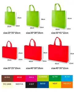 Printed Bags Printed Eco Grocery Printable Gift Reusable Recycled Non-woven Laminate Promotional Custom Non Woven Shopping Tote Bag With Logo
