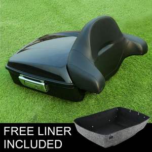 Paquete de almohadilla de <span class=keywords><strong>respaldo</strong></span> <span class=keywords><strong>para</strong></span> maletero de motocicleta, paquete de almohadilla de <span class=keywords><strong>respaldo</strong></span> <span class=keywords><strong>para</strong></span> maletero apto <span class=keywords><strong>para</strong></span> Harley Touring Road Glide 2014-2023 - Product Image 4