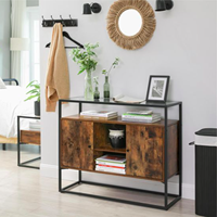 Armoire industrielle Vintage, couloir, Console mince, Table, armoire, buffet