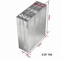 Batterie au lithium prismatique haute puissance SCiB 2.3V10Ah 20Ah 70C pour fauteuil roulant électrique et scooter