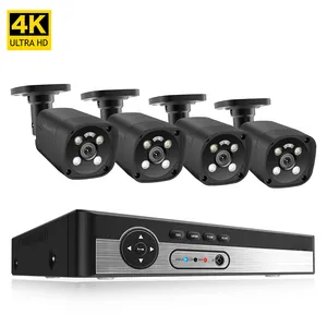Cina produttore Full HD 4K sistema di telecamere di sicurezza Cctv 8CH Nvr sistema di allarme sistema di videosorveglianza 8MP