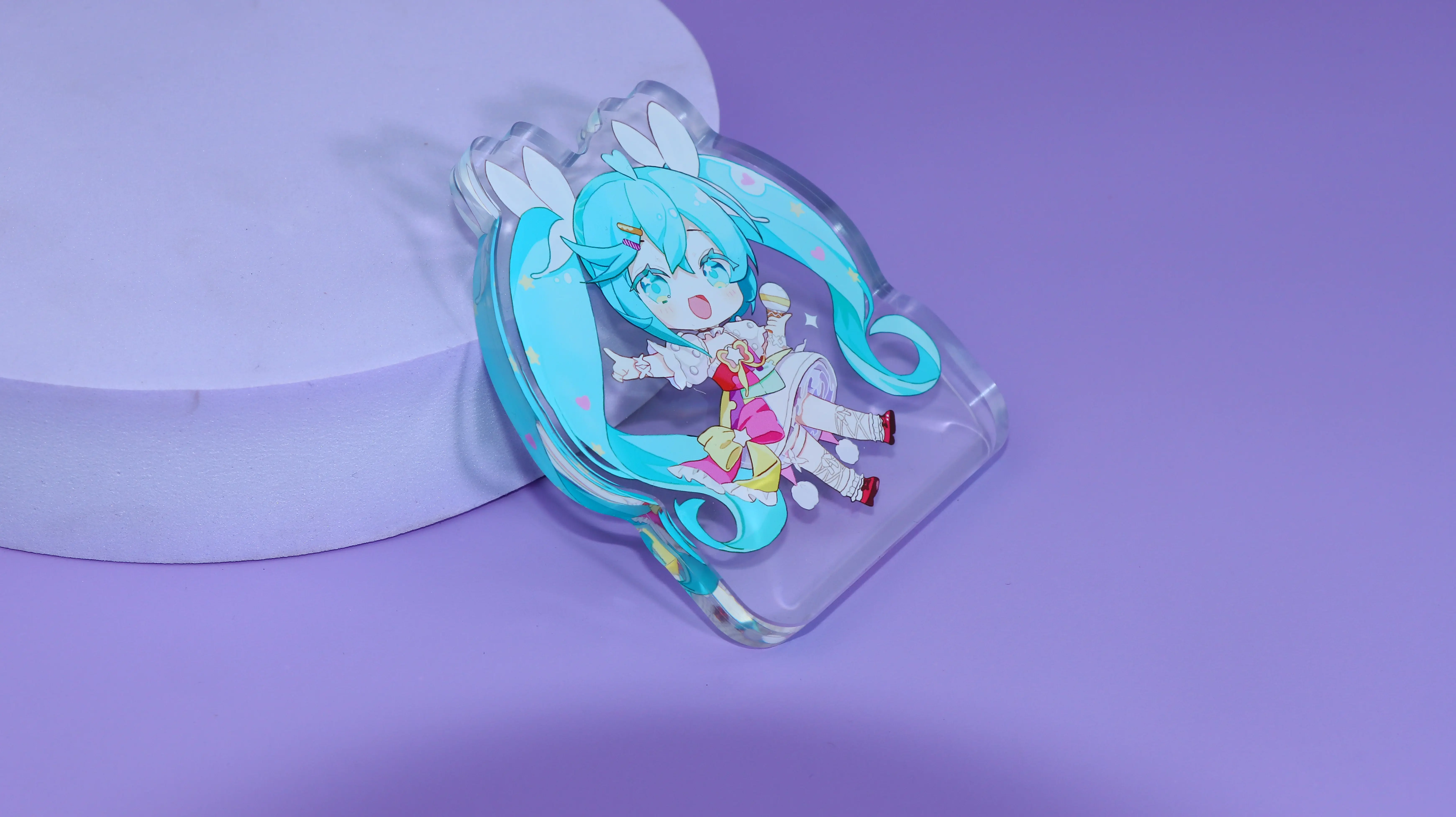 Make Your Own Design Printed Custom Acrylic Keychain Holographic Charms Anime Transparent Key Chain Souvenirs Gift