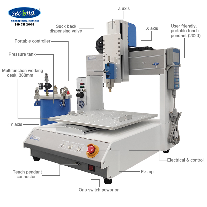 Dispens Resin Epoxi Dispensing Machine Automat SMT Fluid Systems Polyurethane Epoxy Making Equipment Screen Off Glue Dispenser