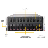 Nouveau en stock SuperMicro 4029GP TRT 8 cartes RTX3090 GPU Deep Learning 4U Serveur Workstation avec T4 16G*8 Serveur en rack