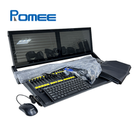Console motorisée M a2 T2 avec écran capacitif, rétroéclairage RGB, tige de poussée électrique, 256 domaines