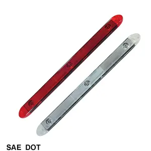 16 Slanke Lijn Led Indicator Bar W/Reflex Lens Vrachtwagen Id Licht Bar Dot Sae, Led Indicatielampje