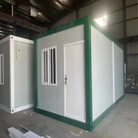Maison conteneur préfabriquée modulaire détachable avec design moderne et respirant pour appartement d'entrée ou ferme