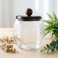 Vintage Glass Spice Jar Set Home Kitchen Aesthetic Seasoning Jars with Lids Container Salt Jar Storage Organizer