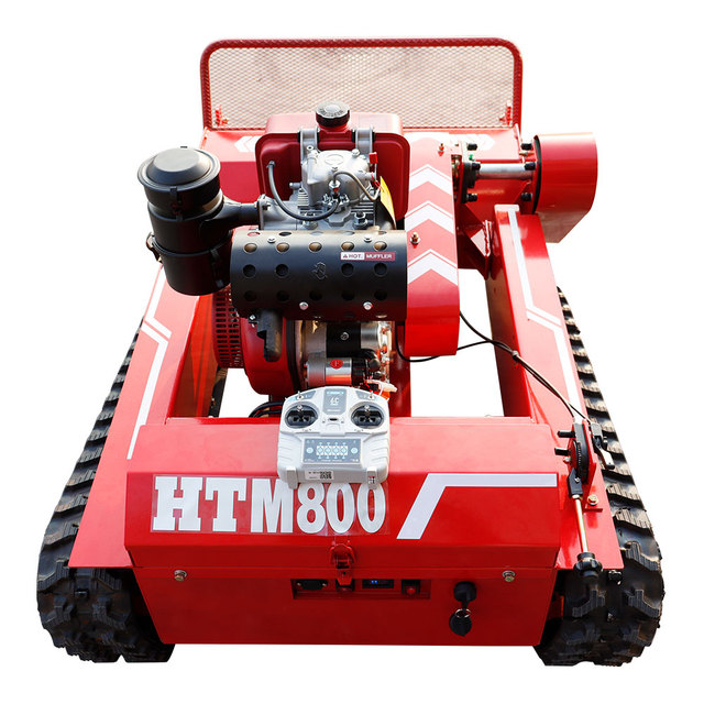 800mm Flail Mower and Zero Turn Lawn Mower Made Remote Control Intelligent Robot Lawn Mower