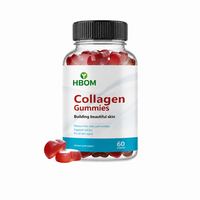 Gummies de collagène végétal OEM pour la santé des cheveux, de la peau, des ongles et des articulations – Complément multivitaminé végétalien sans gélatine