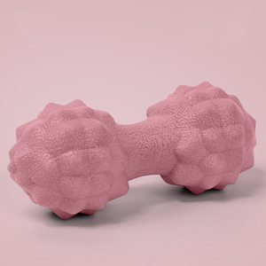 Balle de massage professionnelle violette à picots, noyau solide, double rouleau musculaire pour le soulagement de la fasciite plantaire, de la voûte plantaire et des mollets - Product Image 1