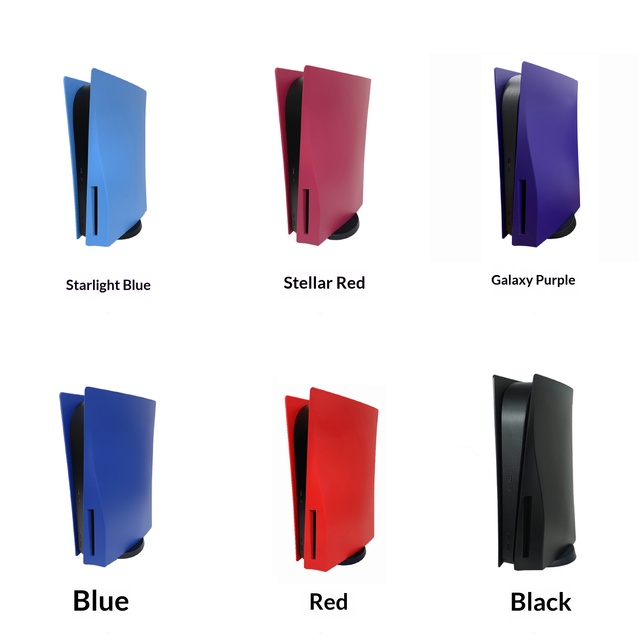 Replacement ABS Plastic Durable Plate Shell for 5 Console Protective Case Panel Gaming Accessory