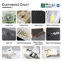 Boîte cadeau de luxe personnalisée avec logo UV, en carton rigide mat noir, pliable, vide, avec fermeture magnétique