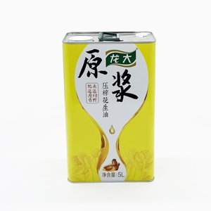 Lata Rectangular Vacía de Hojalata para Aceite de Oliva de Grado Alimenticio de 5L con Logotipo Personalizado, Impresión Offset y Superficie Lacada - Product Image 1
