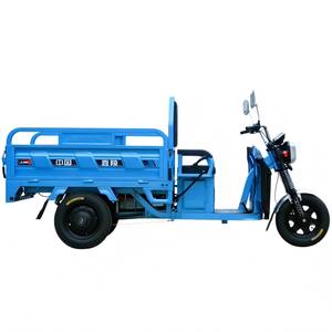 Tricycles électriques de cargaison ouverte bleue de 48V/60V 800W 3 roues avec la capacité de 400-500 kg pour le <span class=keywords><strong>transport</strong></span> - Product Image 3