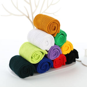 Wholesale Bulk Ladies Colorful Embroidery Logo Scrunch Knit <b>Socks</b> Thick Long Women Slouch <b>Socks</b> for Adult High Quality - Product Image 3