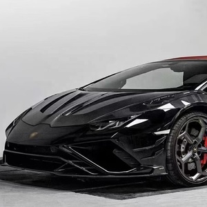 Fibre de carbone sèche de haute qualité pour Lamborghini <span class=keywords><strong>Huracan</strong></span> <span class=keywords><strong>EVO</strong></span> 2020 + diffuseur de lèvre de pare-chocs avant séparateur becquet Bodykit échappement - Product Image 4