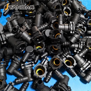 ข้อต่อพลาสติกแบบเร็ว SAE <span class=keywords><strong>3</strong></span>/8"-9.49mm-ID8mm สำหรับระบบสายเชื้อเพลิงรถยนต์ ท่อไนลอน ท่อยาง อะแดปเตอร์ข้อต่อ - Product Image 5