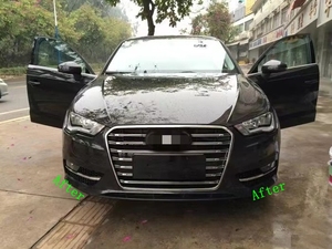 Copertura Fendinebbia Stile RS per <span class=keywords><strong>Audi</strong></span> <span class=keywords><strong>A3</strong></span>, Aggiornamento a RS3, Parti Auto in Plastica, 2013-2015 - Product Image 5