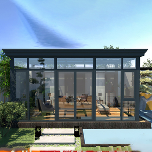 نوافذ ذكية قابلة للفتح من سبائك الألومنيوم الحديثة ، عريشة أكشاك للفيلا السكنية في الهواء الطلق ، - Product Image 4