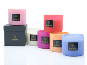 Bougie parfumée personnalisée, purification de l'air domestique, naturelle, florale, 3 mèches, cire de soja, bougies parfumées - Product Image 3