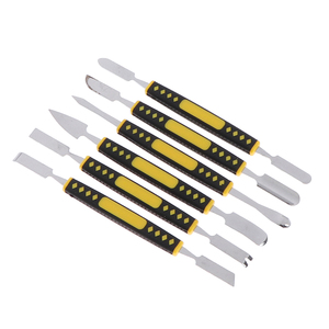 6 Pcs Set Opening Metal Spudger Pry Tools Metal Crowbar Electronic Repair Tools Boot Stick Mobile Phone Digital