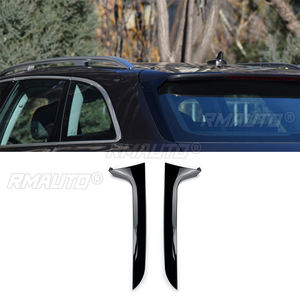 Aileron arrière de voiture noir brillant/aspect carbone, garniture de protection latérale pour Audi A6 C7 Travel Edition Allroad 2012-2018 - Product Image 1