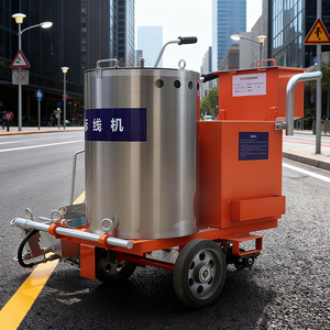 Máquina Multifuncional Termoplástica para <span class=keywords><strong>Pintar</strong></span> y Marcar Líneas en Carreteras <span class=keywords><strong>con</strong></span> Bomba para Construcción, Nueva - Product Image 4