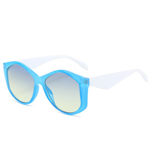 <b>Large</b> <b>Frame</b> Irregular Color Sun Glasses Men and Women Custom Sunglasses 2023 UV400 - Product Image 5