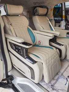Asiento aerodinámico de cuero eléctrico de lujo con reposapiés Color personalizado para <span class=keywords><strong>Mercedes</strong></span> Vito/Vclass/Alphard/Vellfire - Product Image 2
