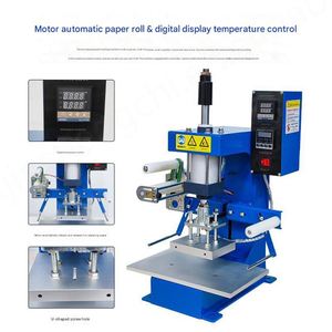 Powerful Semi-automatic Heat Press Leather Logo Hot Foil Stamping Machine Copper Mould for Paper and <b>Card</b> <b>Printer</b> - Product Image 2