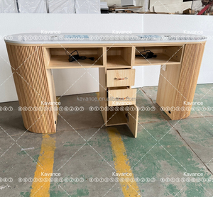 Muebles <span class=keywords><strong>de</strong></span> Manicura <span class=keywords><strong>de</strong></span> Lujo para Salón <span class=keywords><strong>de</strong></span> Uñas, Mesa Profesional para Uñas - Product Image 5