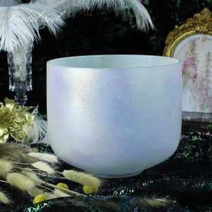 Bol chantant en cristal de quartz de qualité supérieure, couleur sirène, avec étui de transport gratuit - Product Image 1