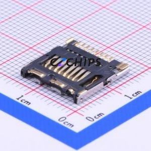 DM3CS-SF SD Card / Memory Card Connector SMD Connector Flip Cover Type MicroSD Card (TF Card) Card Holder Without - Product Image 2