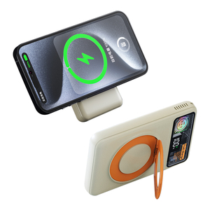 <span class=keywords><strong>Batterie</strong></span> externe magnétique 10000 mAh avec charge rapide sans fil 15W et charge rapide TYPE-C PD20W pour téléphone - Product Image 3